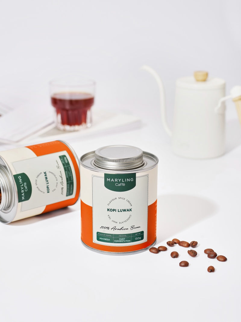 MARYLING Caffè |Kopi Luwak · Spiced Chocolate · Premium Coffee Beans