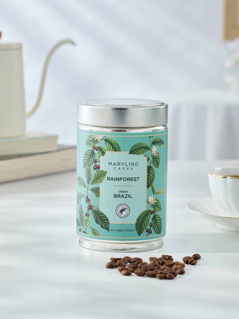 MARYLING Caffè | Brazil Upper Mogiana · Rainforest Coffee Beans